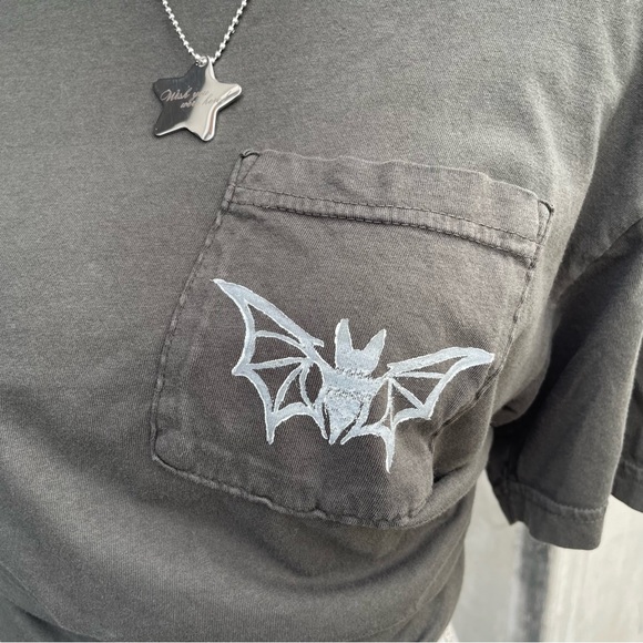Upcycled Chrome Hearts Grunge Bat Tee - Picture 3 of 6